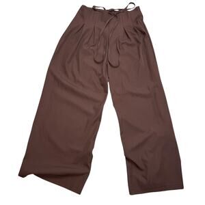 Dazy Brown Wide-Leg High-rise Women's Pants (L)